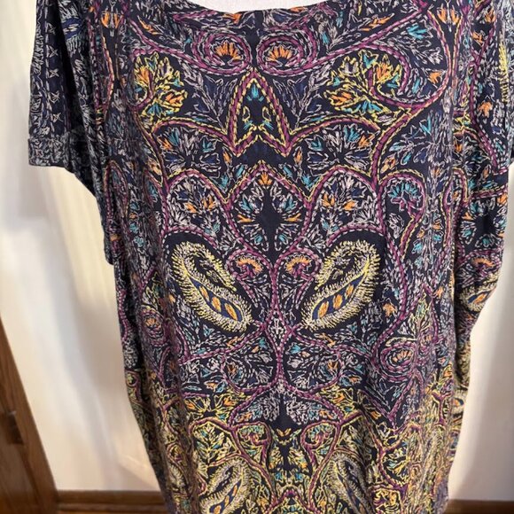 LUCKY BRAND Multicolor Top (Cotton/Modal) - 3x - Picture 6 of 12